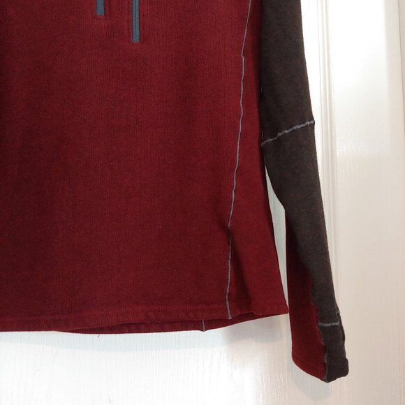 Kuhl Interceptr 1/4 Zip Fleece Mens Brick Outdoor Activewear Pullover Brick L - Picture 6 of 12